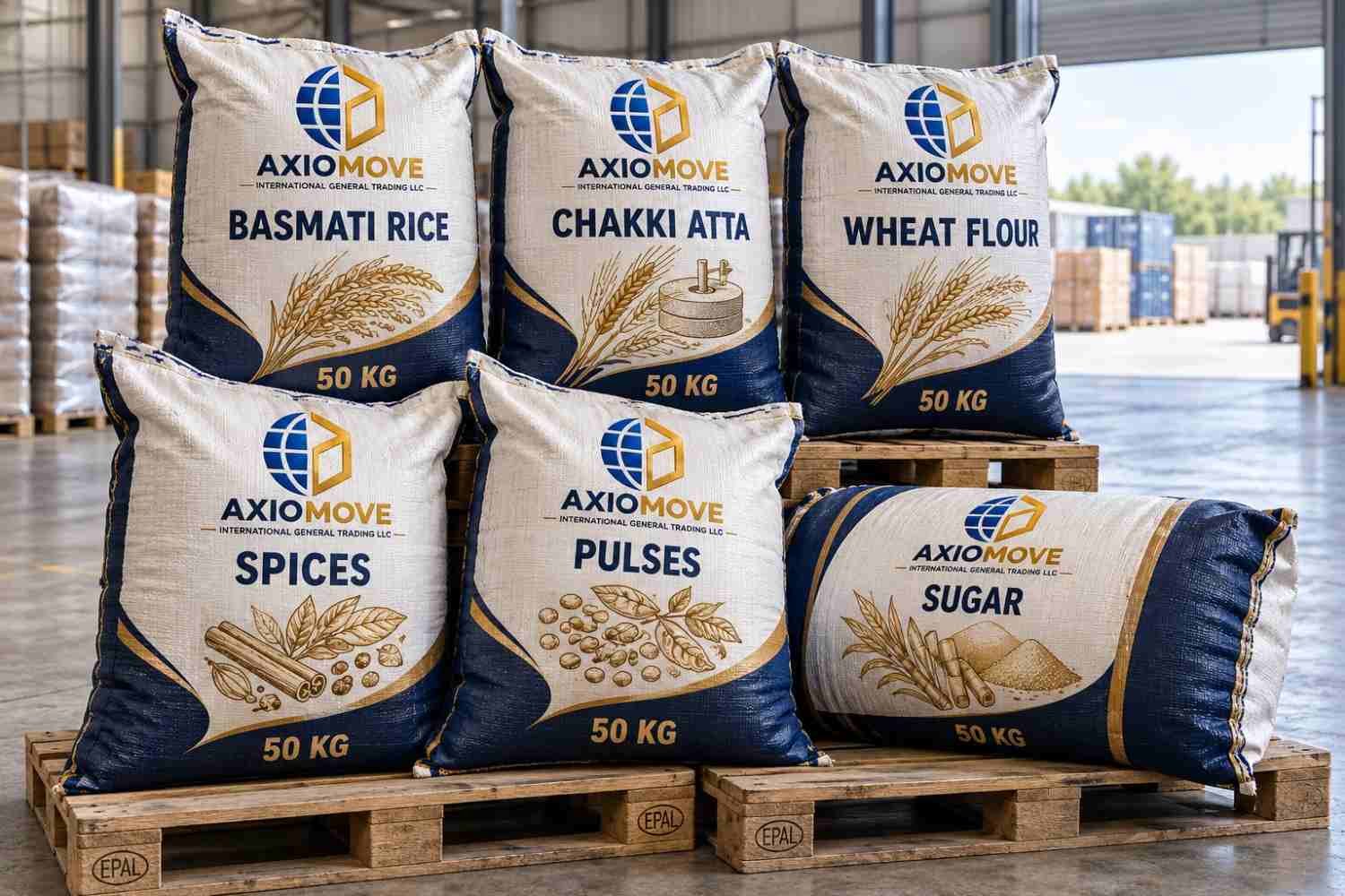 Agricultural commodities prepared for international trade