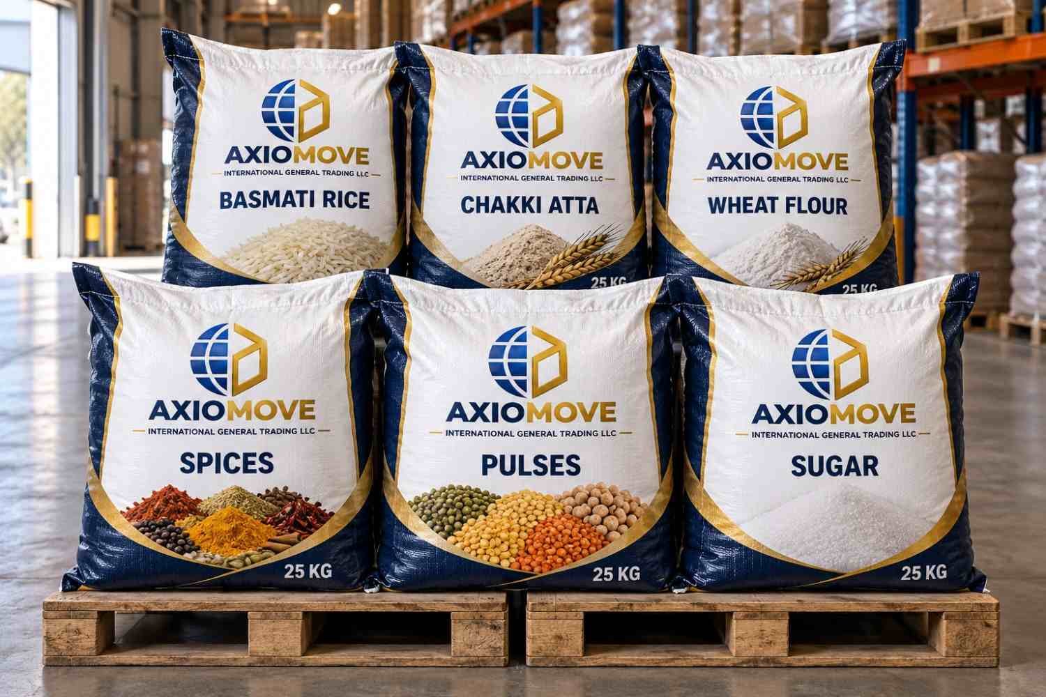 Premium agricultural commodities supplied through Axiomove General Trading